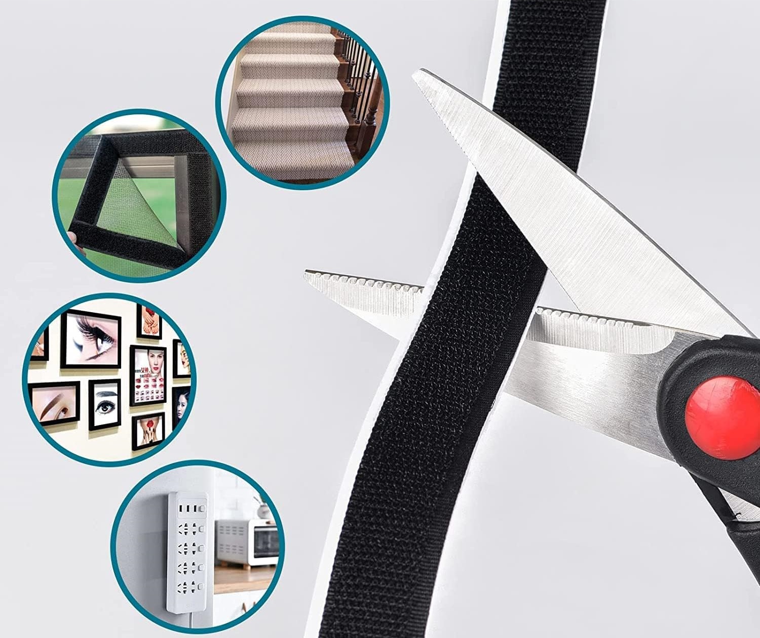 Jedinečný samolepiaci suchý zips